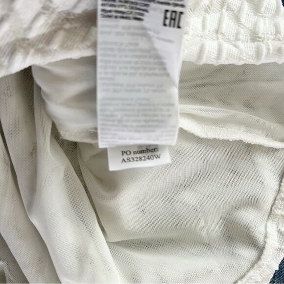 NWT AllSaints Rae Lace Bodysuit Herringbone Mesh Back Zip Thong Size 10 - Picture 7 of 9